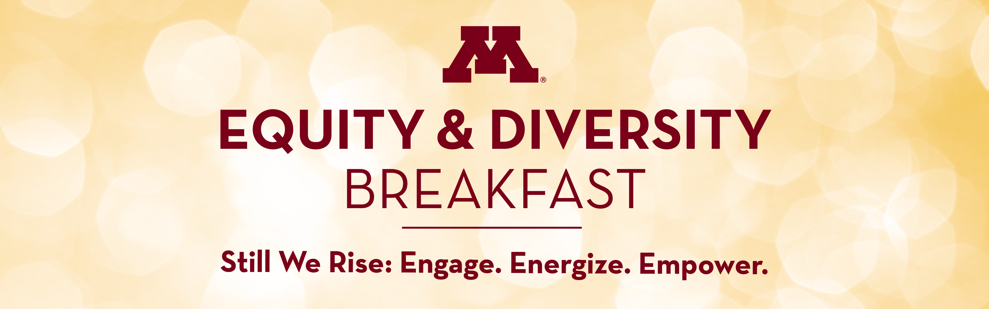 Equity & Diversity Breakfast header